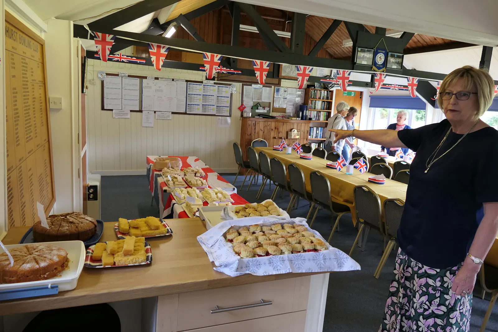 Midhurst Bowling Club members at a club event