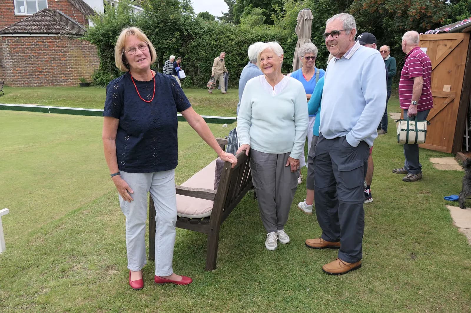 Midhurst Bowling Club members at a club event