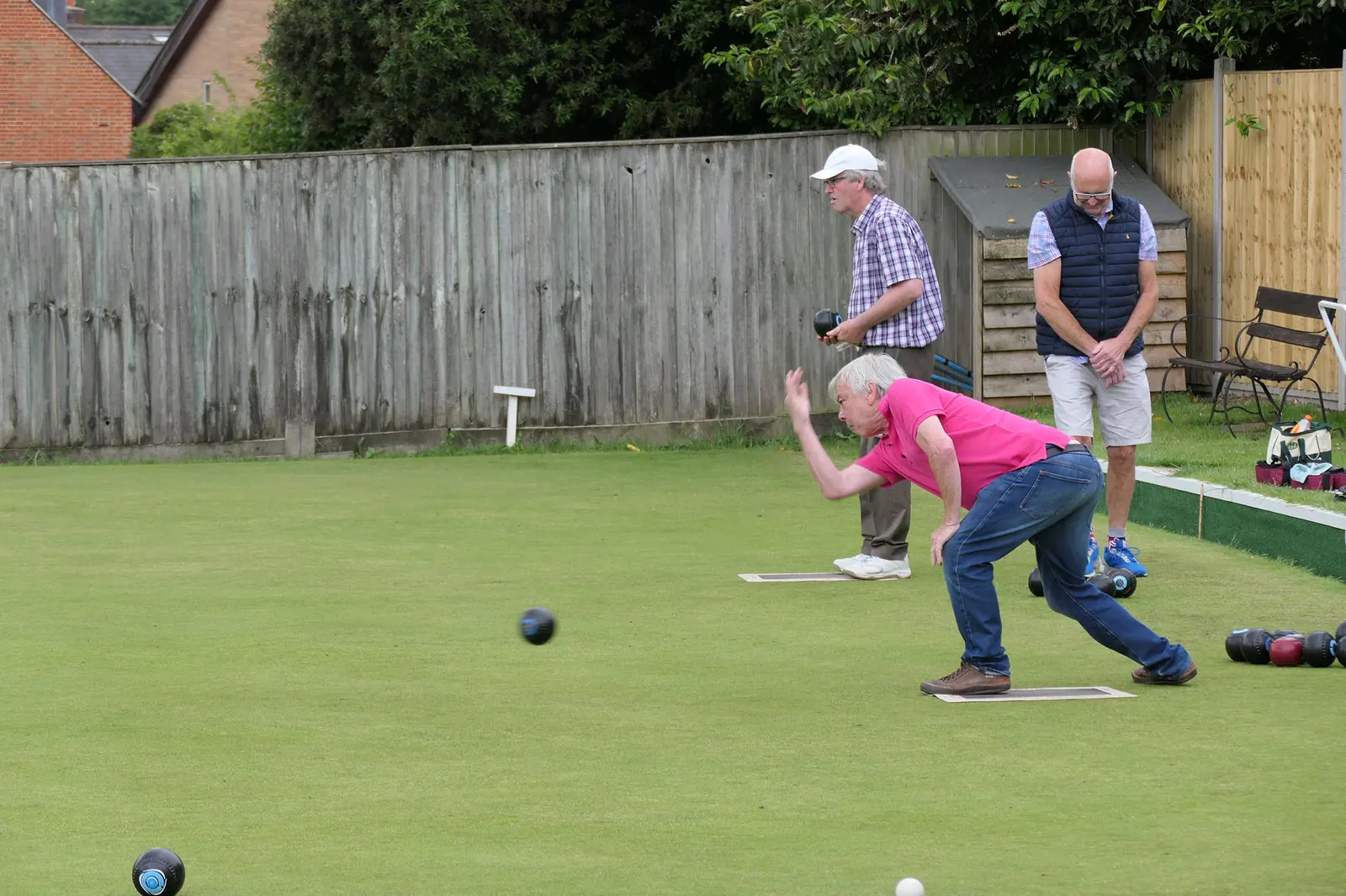 Midhurst Bowling Club members at a club event